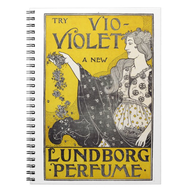 Vio-Violet Fine Art Notebook Anteckningsbok (Framsidan)
