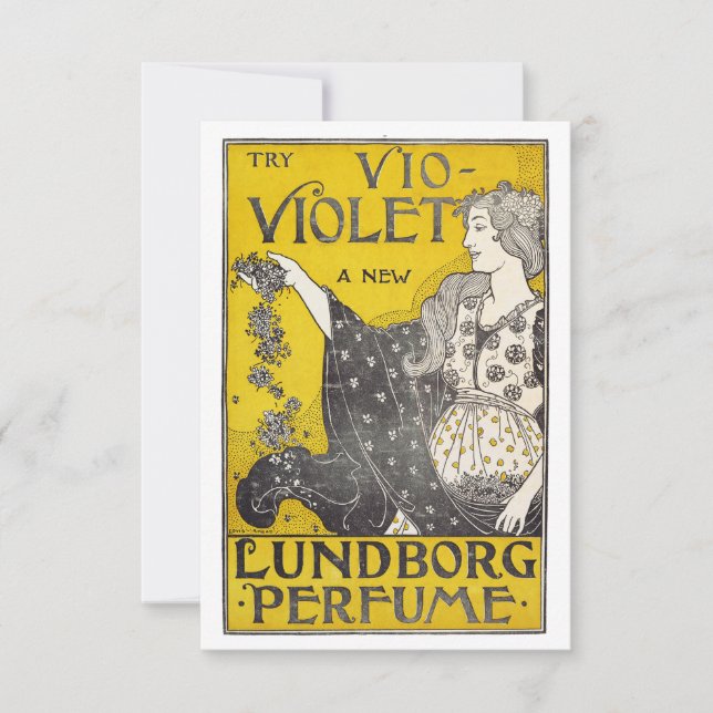 Vio-Violet finkonst  Tack Kort (Framsida)