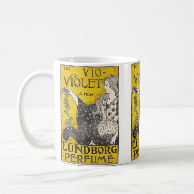 Vio-Violet Parfym Fine Art Kaffemugg (Vänster)