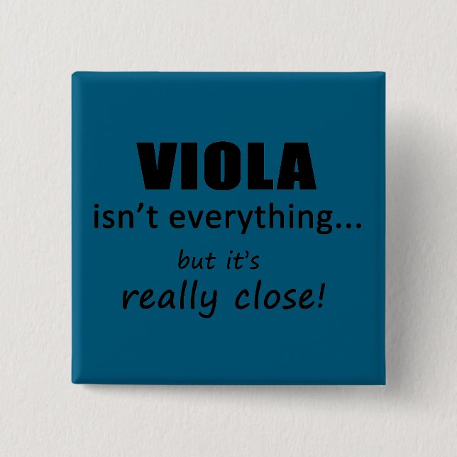 Viola är inte allt knapp (Framsida)