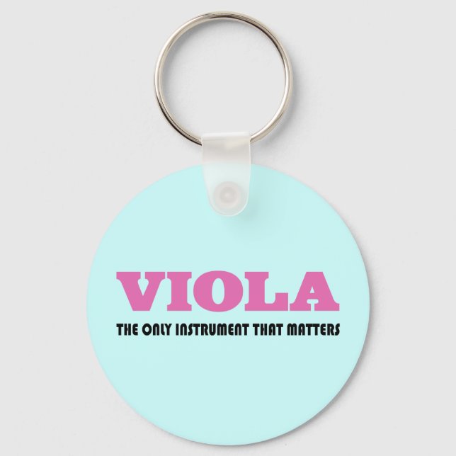 Viola Attitude Music Gift Nyckelring (Framsida)