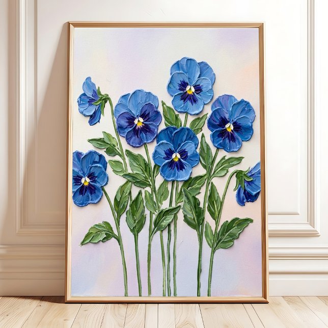 Viola Blommig Väggkonst - Modern Minimalism (Skapare uppladdad)