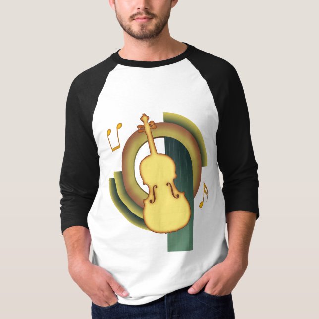 Viola Deco1 T Shirt (Framsida)