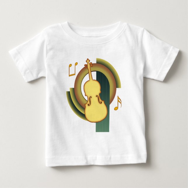 Viola Deco1 T Shirt (Framsida)
