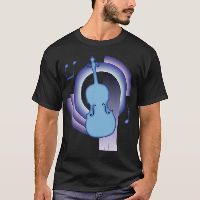Viola Deco2 T Shirt (Framsida)