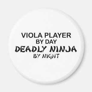 Viola dödliga Ninja vid natt Magnet