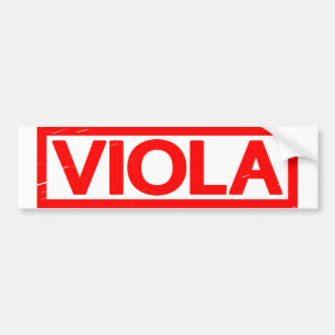 Viola Frimärke Bildekal