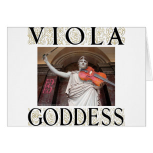 Viola Goddess Hälsningskort