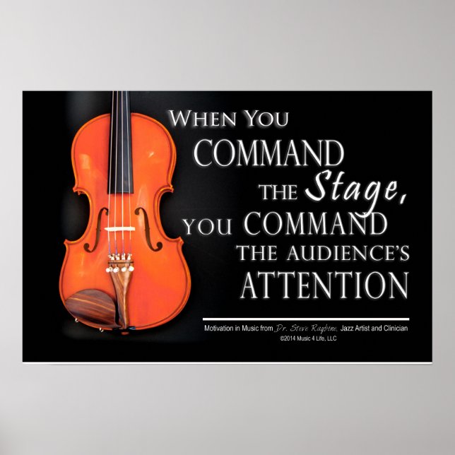 Viola Instrument Poster - Orchestra (Framsidan)