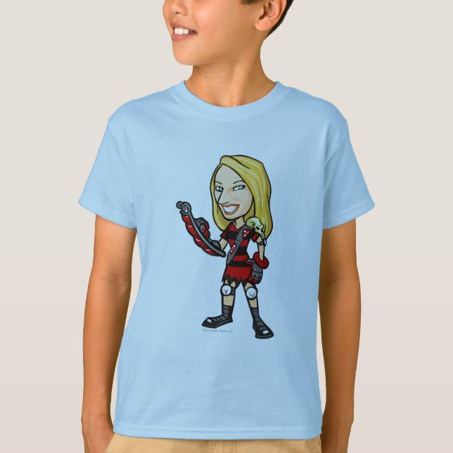 Viola Krawk Island Staff Player T-shirt (Framsida)