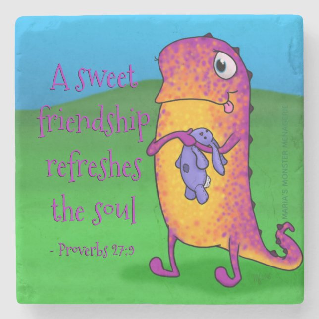 Viola monster, w-/quotestenkustfartyg stenunderlägg (Framsidan)
