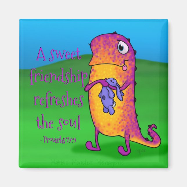 Viola monstret, med citat magnet (Framsidan)