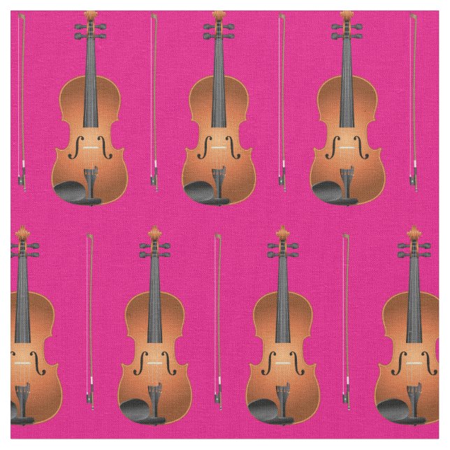 Viola Music Musician Room Decor Rosa Tyg (Närbild)