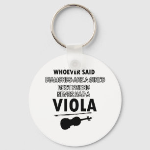 Viola musikdesign nyckelring