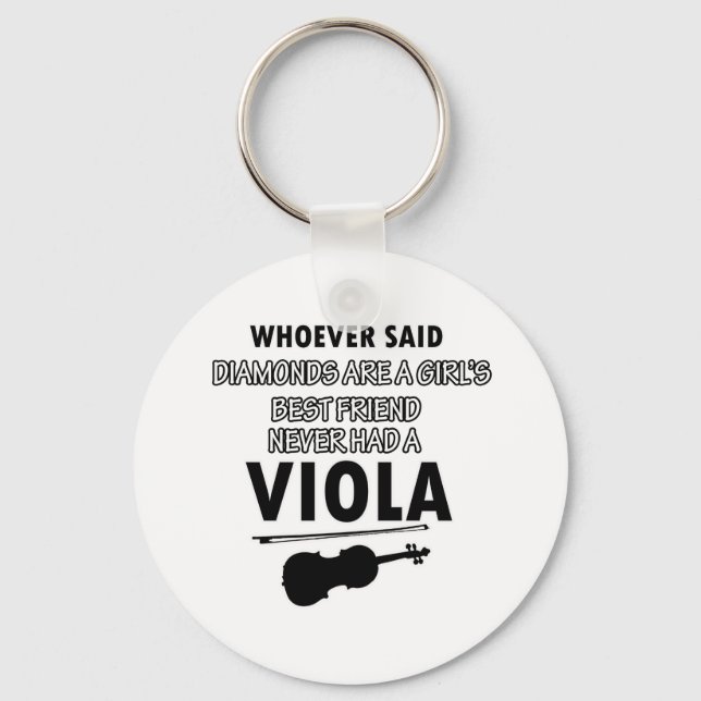 Viola musikdesign nyckelring (Framsida)