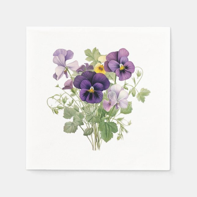 Viola Papper Pappersservett (Framsidan)