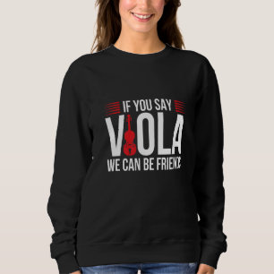 Viola Play Viola Music Violist Player Orchestra Vi T Shirt