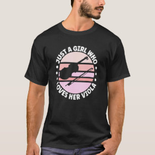 Viola Player Apparel Violinist Instrument for Wome T Shirt