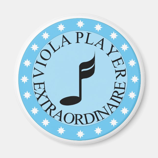 Viola Player Extraordinaire Magnet (Framsidan)
