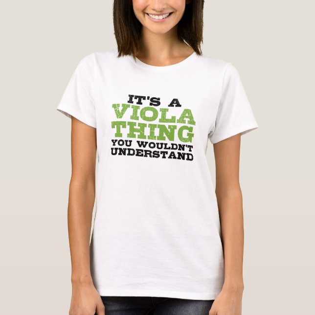 Viola Sak Tee Shirt (Framsida)