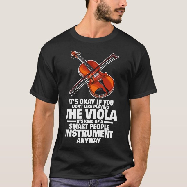 Viola Shirt Viola Player Smart T (Framsida)