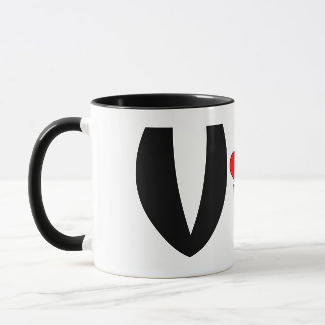 Viola Small Heart Mugg (Vänster)