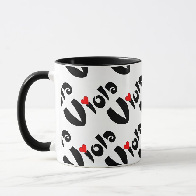 Viola Small Heart Mugg (Vänster)