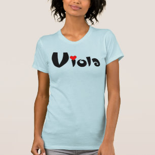 Viola Small Heart T Shirt