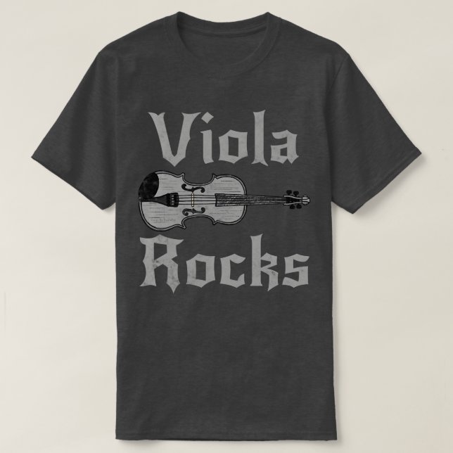Viola Sten Violist Heavy Sten Musician Goth T Shirt (Design framsida)