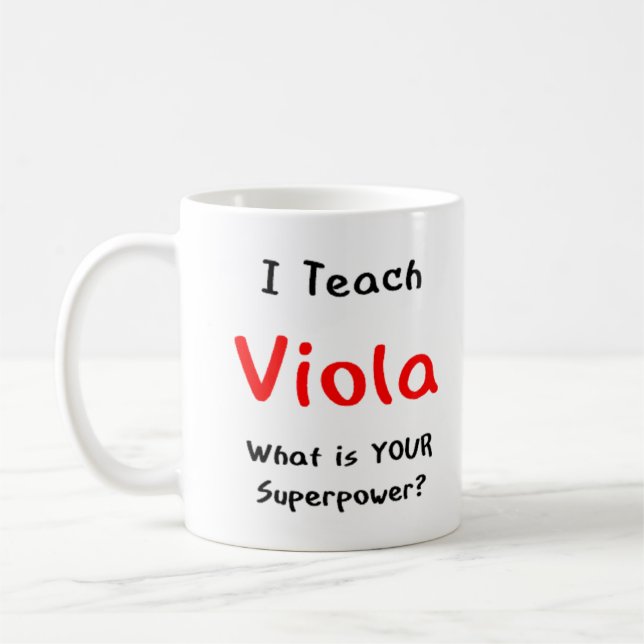 viola teach kaffemugg (Vänster)