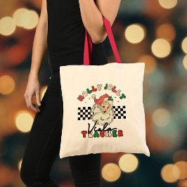 Viola Teacher Holly Jolly jul Music Santa Tygkasse