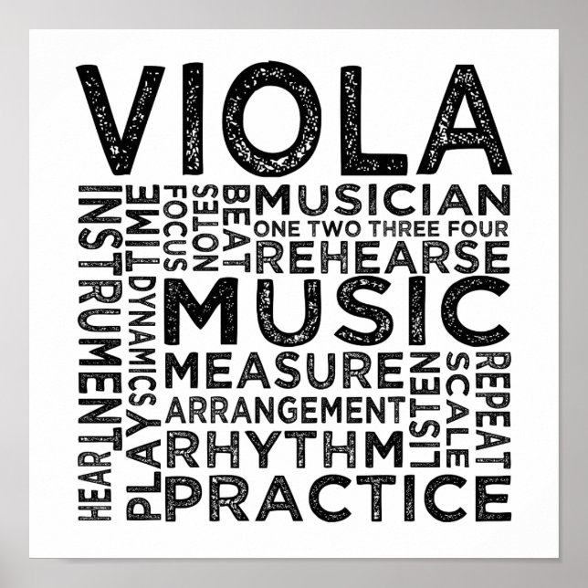Viola Typography Poster (Framsidan)