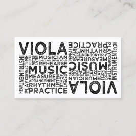 Viola Typography Visitkort