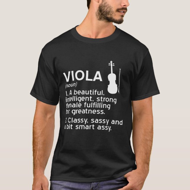 Viola - viola definition t shirt (Framsida)