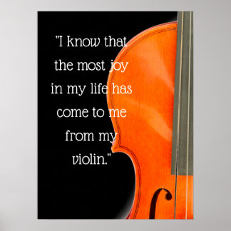 Viola & Violin Music Quote Poster