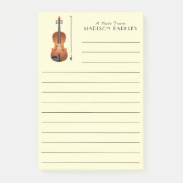 Viola Violin Music Teacher Musician Post-it Block