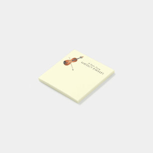 Viola Violin Music Teacher Musician Post-it Block
