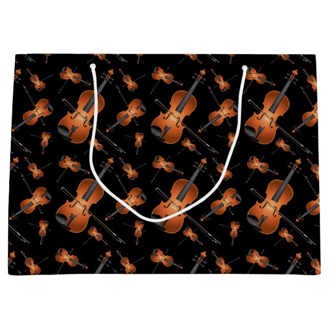 Viola Violin Musician Music Teacher Large Gift Bag (Framsidan)