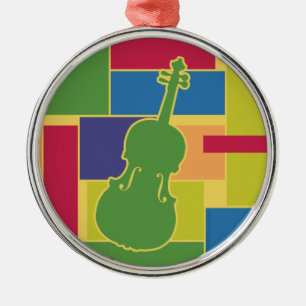 ViolaColorblocks prydnad Julgransprydnad Metall