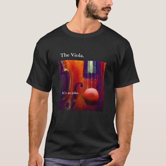 "Violaen. Det är inget skämt.", Skjorta T Shirt (Framsida)