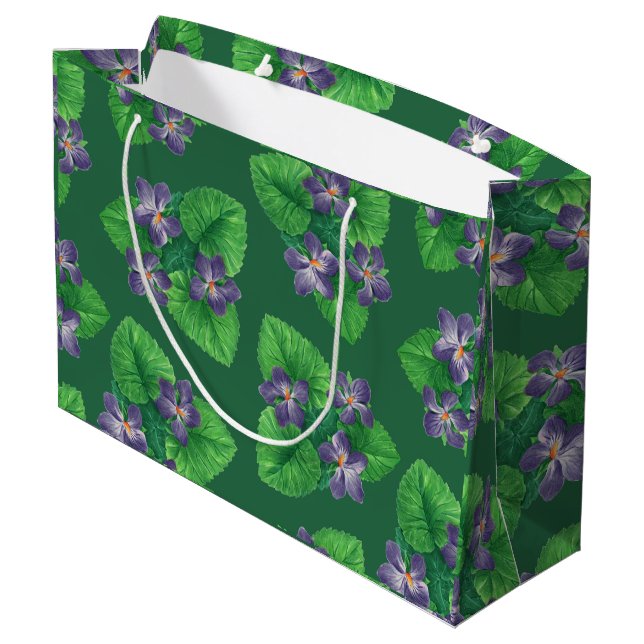 Violas på emerald grönt (Baksidan Vinklad)