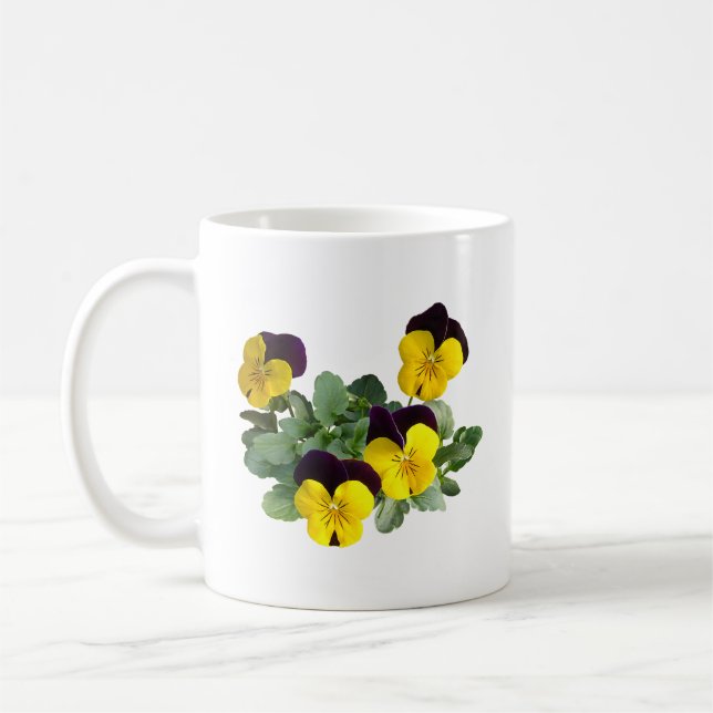 Violas Sorbet Gul Uppåt Kaffemugg (Vänster)
