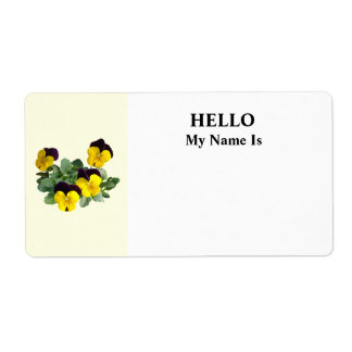 Violas Sorbet Yellow Jump Up Fraktsedel