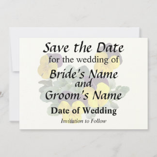 Violas Sorbet Yellow Jump Up Spara Datumet