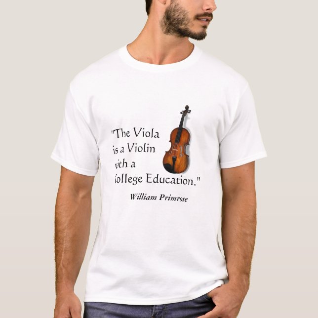 Violaskjorta Tee Shirt (Framsida)