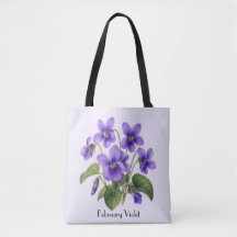 Violblommor i februari