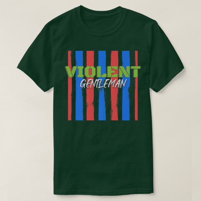 Violent gentleman Premium T-Shirt (Design framsida)