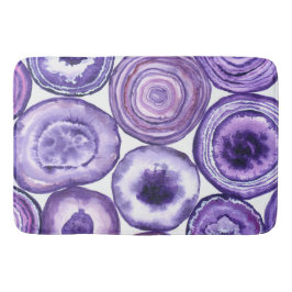 Violet agate mönster badrumsmatta