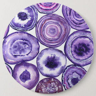 Violet agate mönster knapp