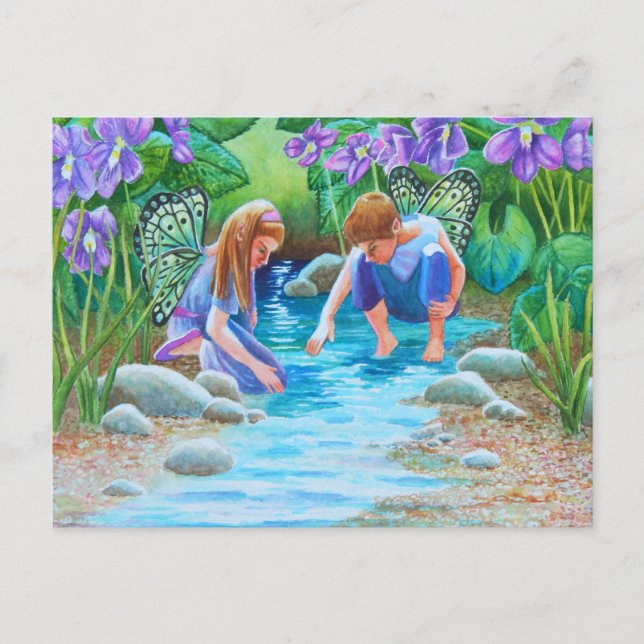 Violet Älvor Vykort (Framsida)